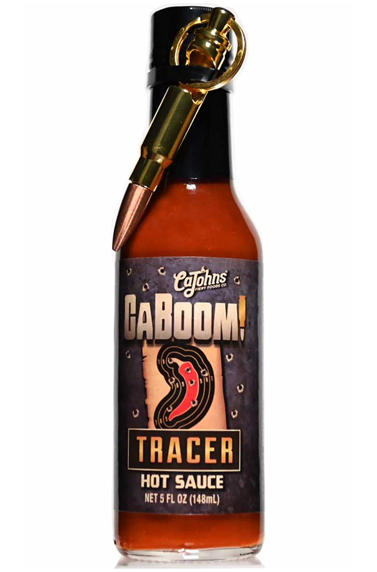 Caboom! Tracer Chilisauce mit Kugel Schlüsselanhänger