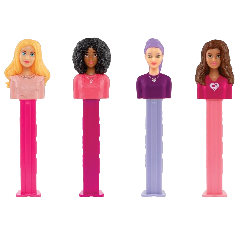 Barbie Pez Blisterkarte Süßigkeiten & Dispenser