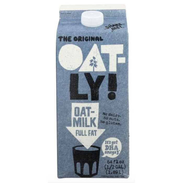 Oatly – Die originale Hafermilch Vollfett, 64oz