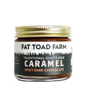 Fat Toad Farm würzige dunkle Schokolade Ziege Milch Karamell Gläser – 12 x – 2oz