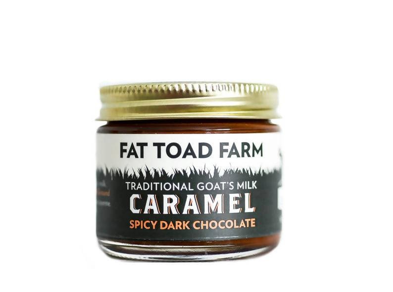 Fat Toad Farm scharf Dunkle Schokolade Ziege Milch Karamell Gläser – 12 x 2oz