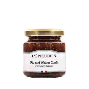 Die französische Farm – L'Epicurien Fig & Walnuss Confit – 4,4 oz