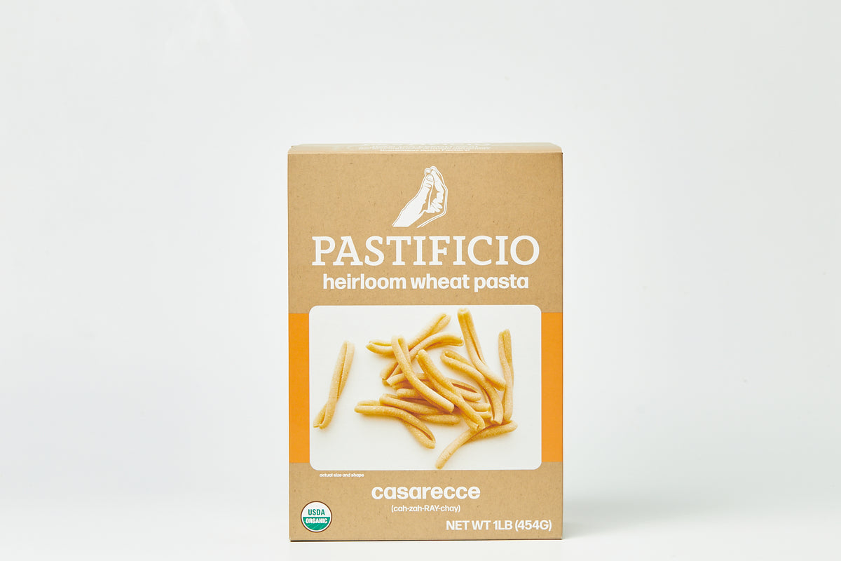 Pastificio Boulder CASARECCE Heritage Alte Weizen Pasta Box – 6 Boxen x 16oz Fall