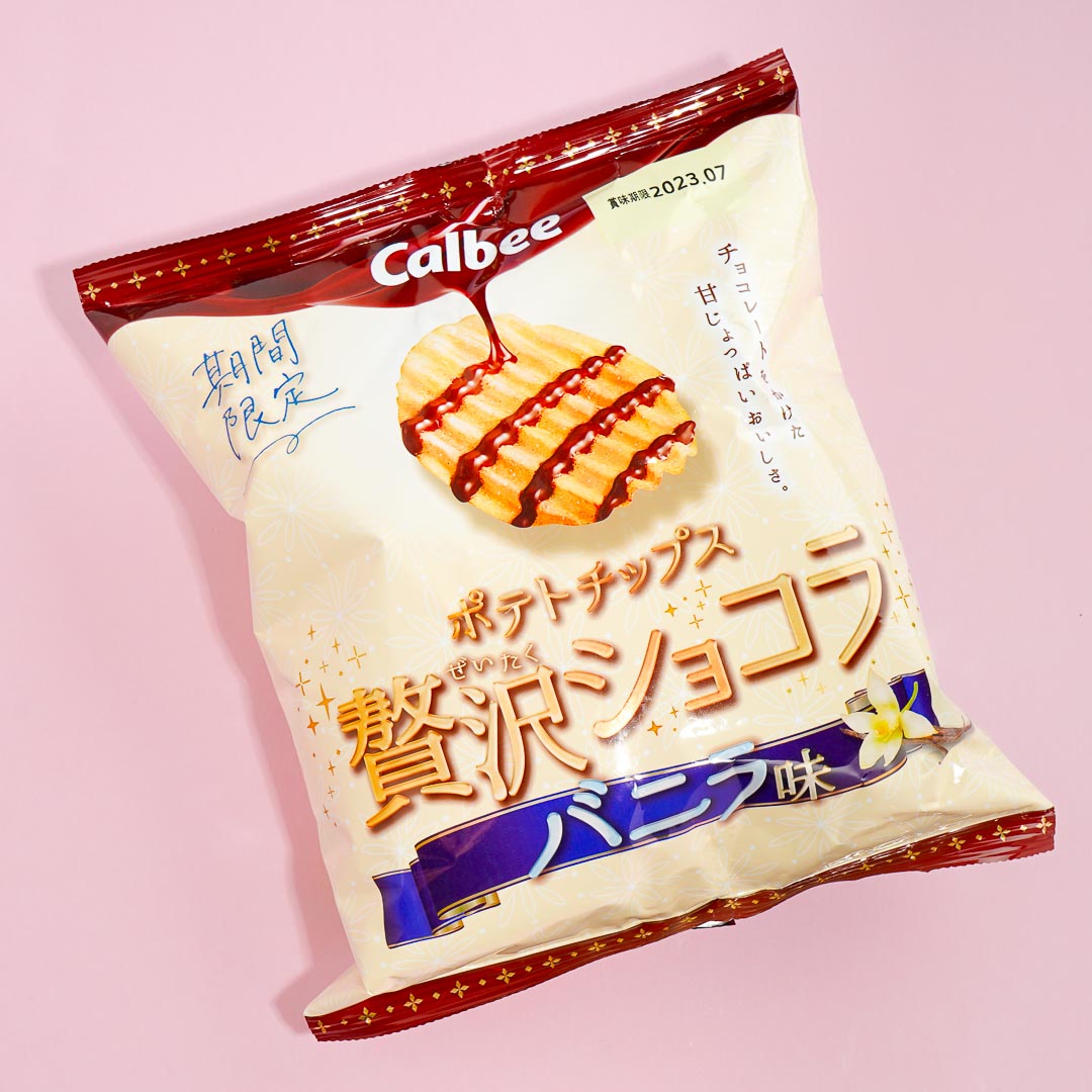 Calbee Kartoffelchips – Luxus Schokoladen Vanille