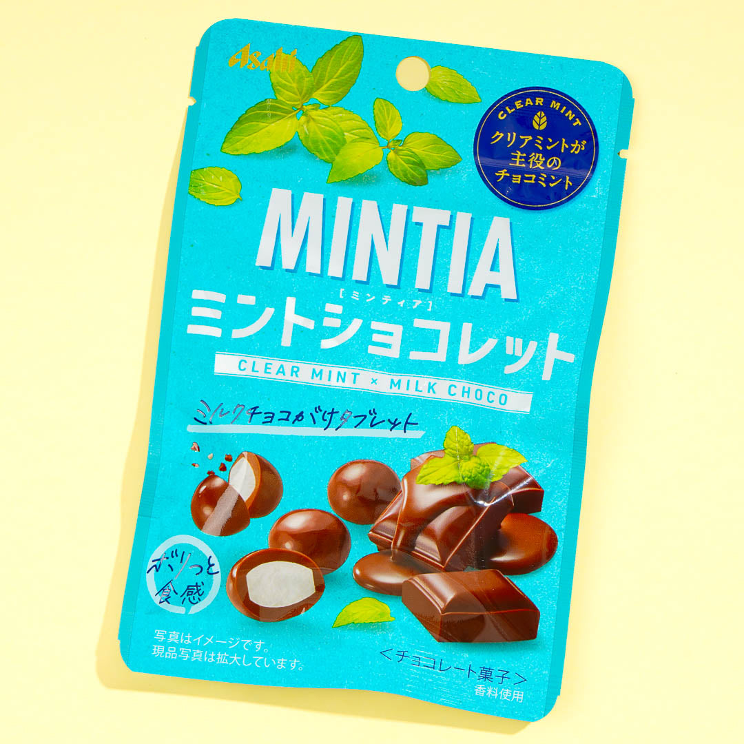 Asahi Mintia Minzbonbons – Klare Minze x Milchschokolade