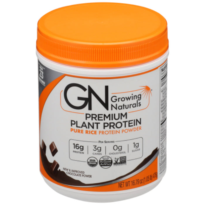 Wachsende Naturstoffe – Protein Reispulver Schokolade 16.8 Oz – Packung mit 1