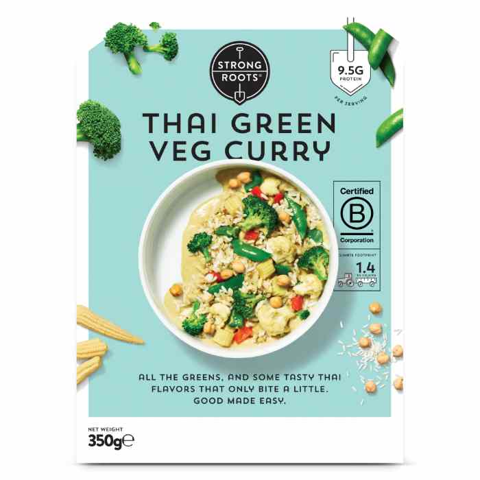 Starke Wurzeln – Thai Grün Veg Curry, 10oz