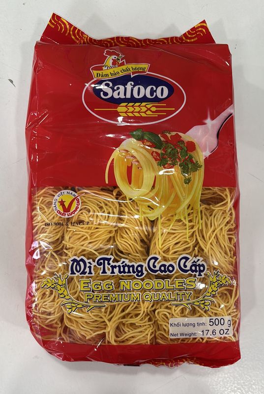 Safoco Gebratene Eiernudeln Chow Mein 500g