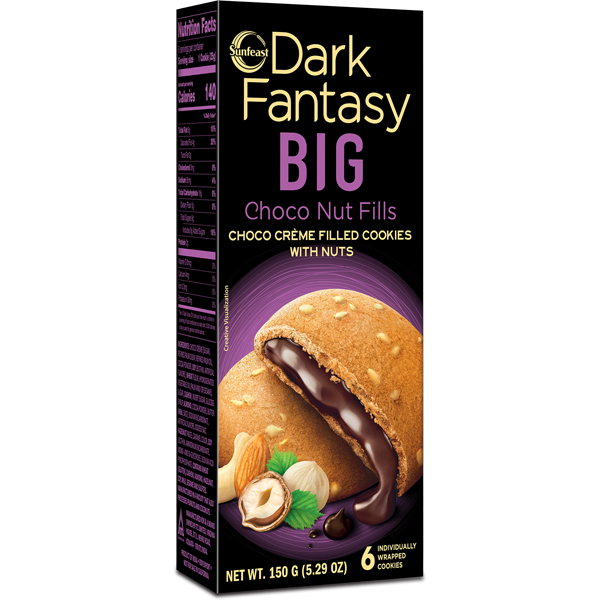 Dunkle Fantasie große Choco Nut Füllungen