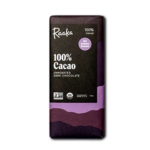 Raaka Schokolade 100% Kakao Bio-Schokoriegel – 12 x 1,8 Unzen