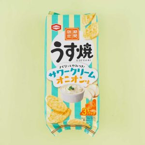 Kameda Usuyaki Reis Cracker – saure Sahne & Zwiebel