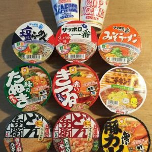 Japanese Instant Ramen, Soba, Udon, Yakisoba, 11 Tassen Set, Mini