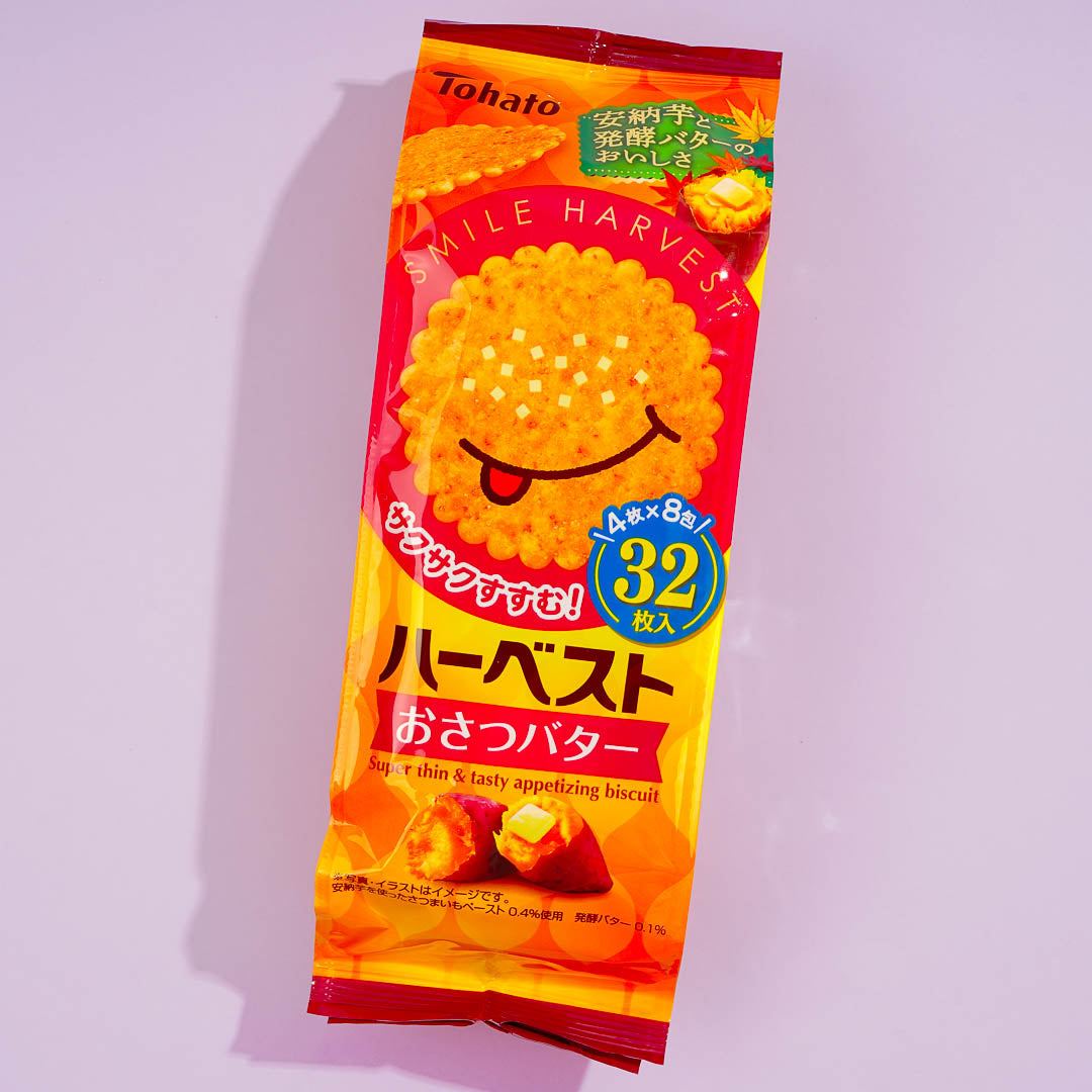 Tohato Smile Harvest Super dünn Keks Tasche – Osatsu Butter