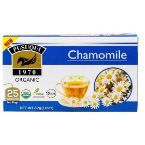 Pusuqui – Chamomile Tee 25 bg – (Packung mit 10)