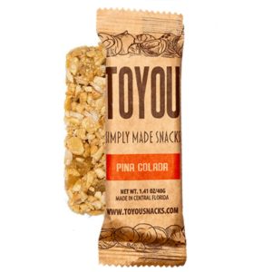 Toyou Snacks glutenfrei bar pina colada