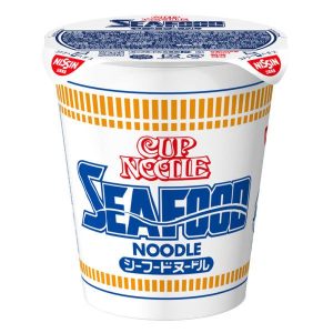 Nissin Cup Nudel Meeresfrüchte authentischen Meeresgeschmack in Instant Ramen -tokyo Snack Land