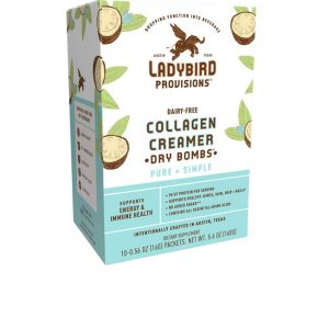 Collagen Creamer (milchfrei), reine + einfache trockene Bombenpackungen – 6 Schachteln x 10 Packungen