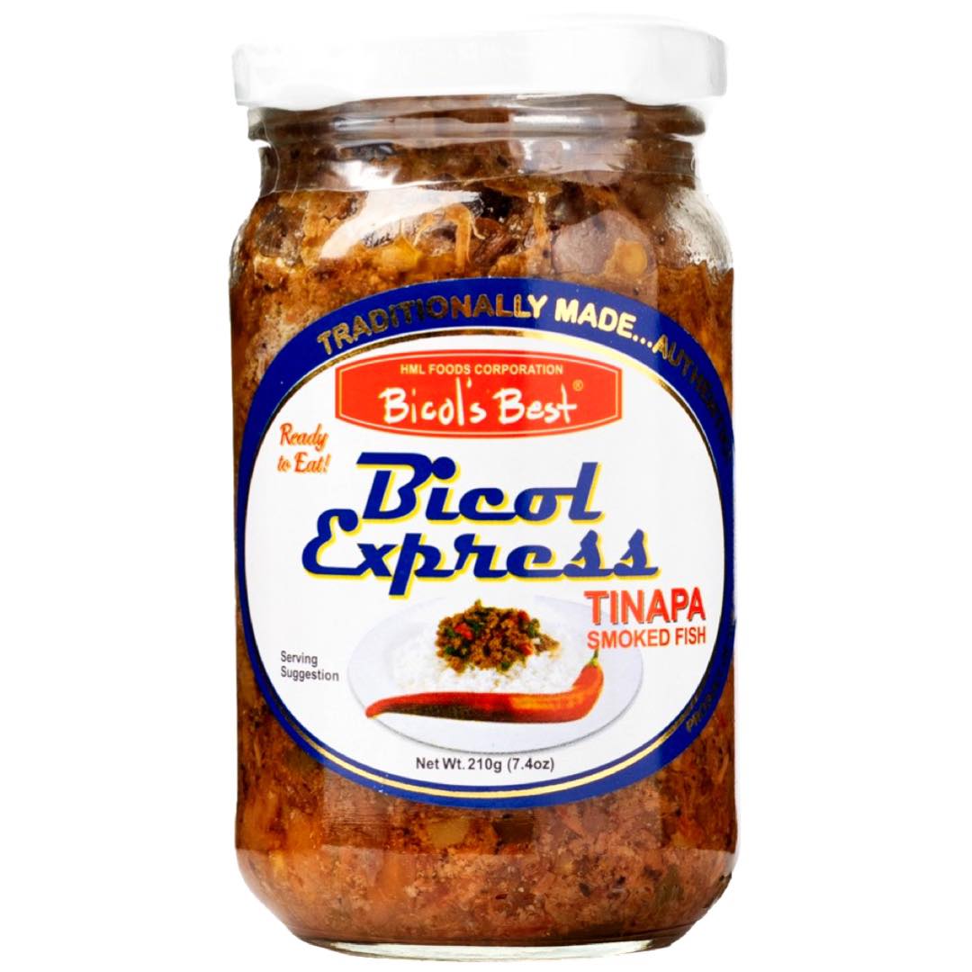 Bicol's Best – Bicol Express Tinapa Geräucherter Fisch – Bereit zu essen – 210 G