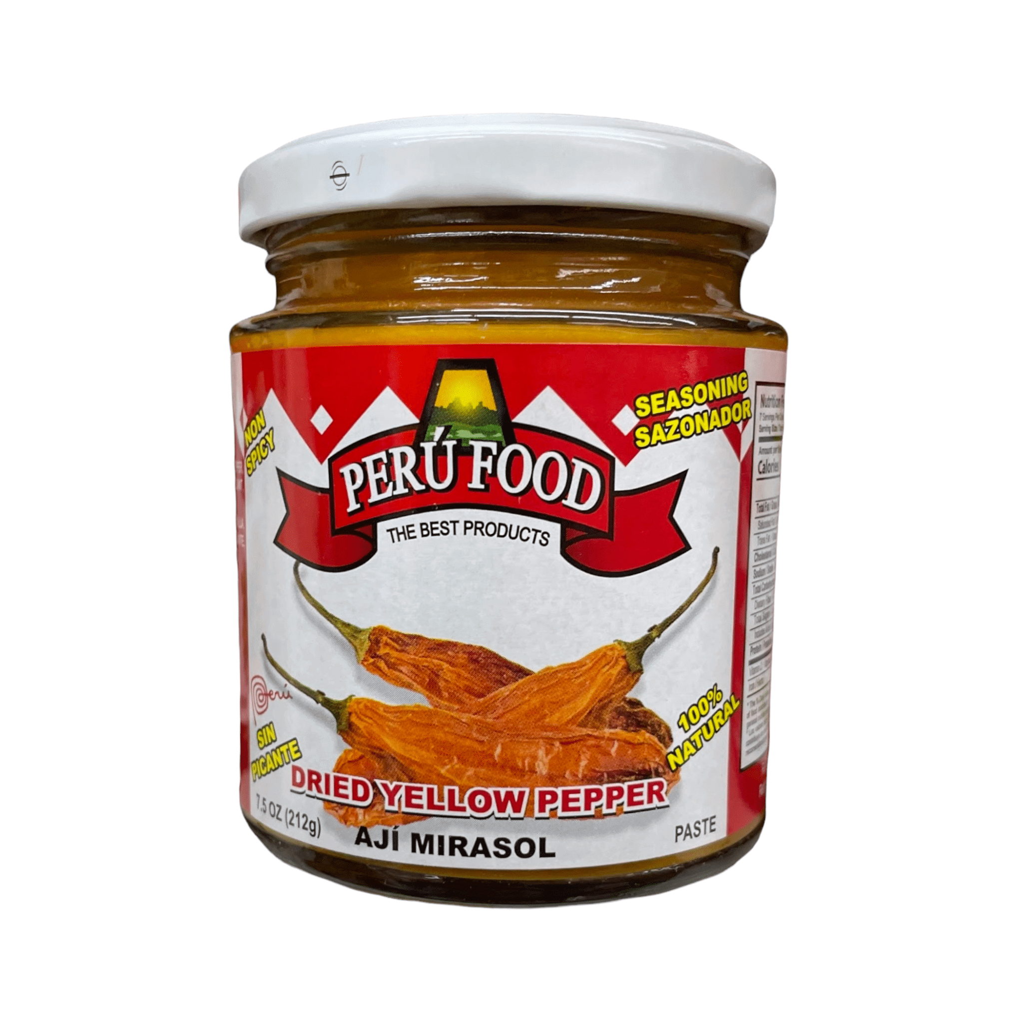 Peru Essen Getrockneter gelber Pfeffer (Aji Mirasol) Non scharf Paste