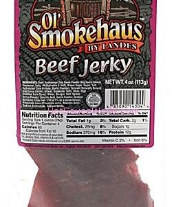 von smokehaus teriyaki beef rucky. – 4oz