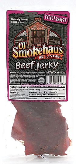 von smokehaus teriyaki beef rucky. – 4oz