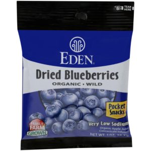 eden Lebensmittel – Taschensnack Bluebry Drd oder 1 Unze – Packung mit 12