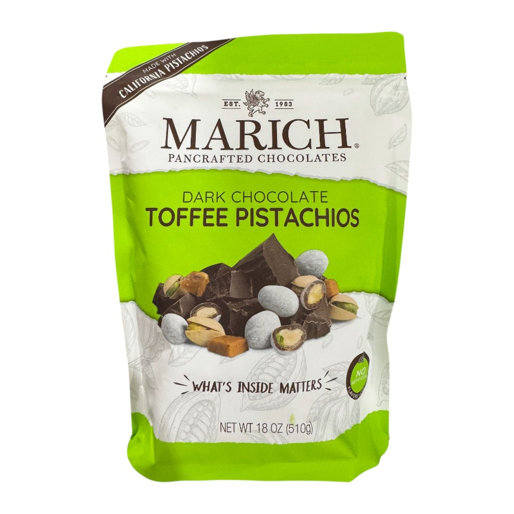 Marich dunkle Schokolade Toffee Pistazie