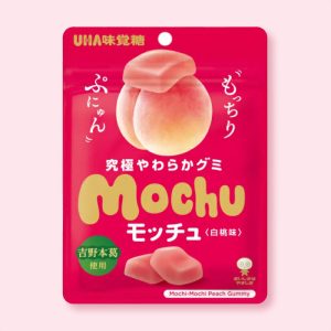 UHA Mikakuto Mochu Fruchtgummi weißer Pfirsich