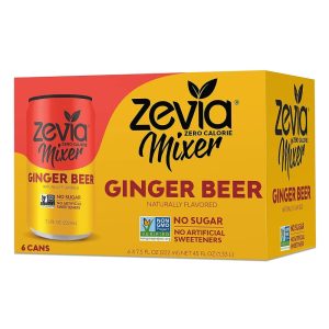Zevia – Null Kalorien Mixer Ingwer Bier 45 Unzen – (Packung mit 4) – 6pk