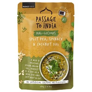 PASSAGE FOODS – Dal-licious Split Pea Spinach & Kokospalme – – 280g