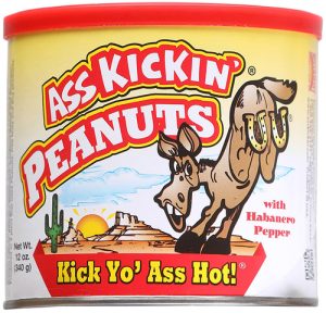 Ass Kickin Erdnüsse w/ Habanero Pfeffer. – 12oz