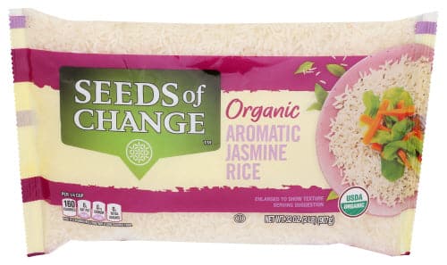 Samen der Veränderung – Organischer aromatischer Jasminreis, 2 Lb – Packung mit 6
