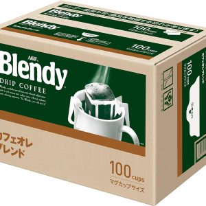 AGF Blendy Regelmäßige Kaffee-Tropfpackung Cafe au Lait Blend 100 Taschen Made in JAPAN – Tokyo Sakura Mall