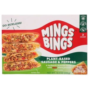Mings Bings Würstchen und Paprika auf pflanzlicher Basis, – 9oz