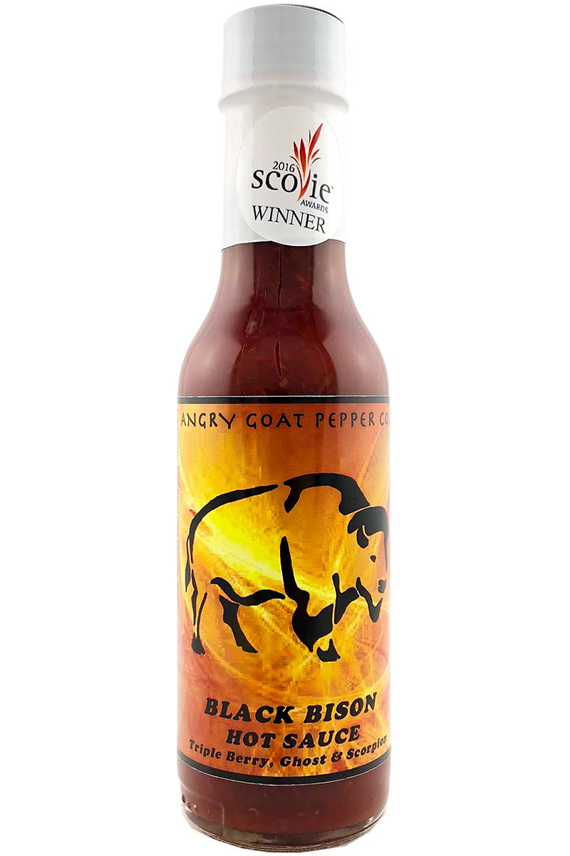 Angry Goat Pfeffer Co. Schwarze Bison Chilisauce