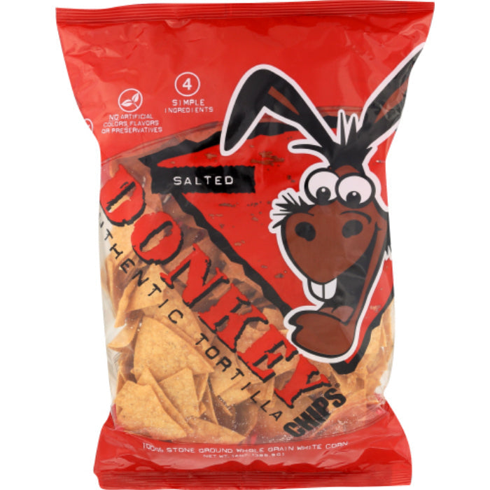 Eselschip – Tortilla gesalzene Chips, 14 Oz (Packung mit 12 Stück)