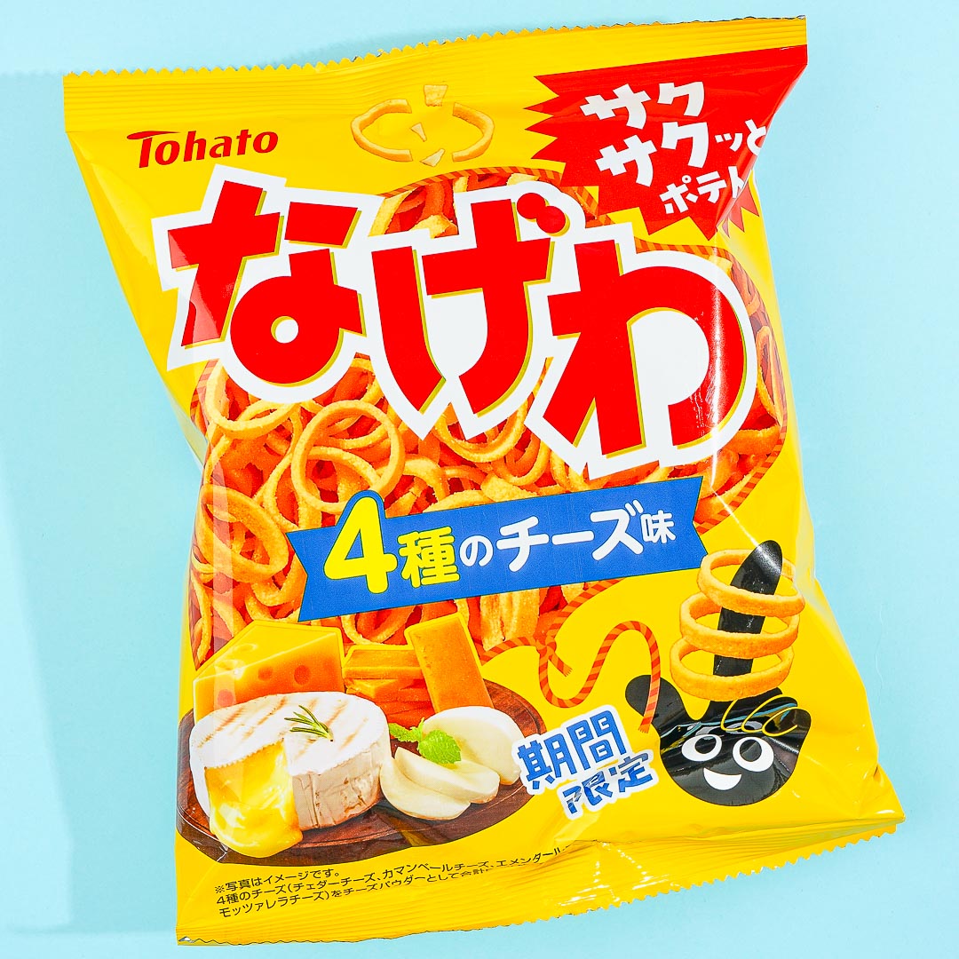 Tohato Nagewa Kartoffelring Snacks – 4 Käse