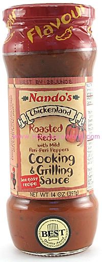 Nando's geröstet Reds Kochen und Grillen Sauce, 10oz