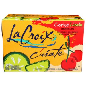 LaCroix Cúrate Cerise Limón (Cherry Lime) sprudelnd Wasser , 12 fl – 8pk