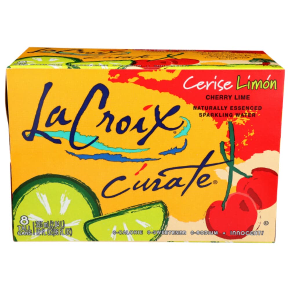 LaCroix – Cúrate Cerise Limón (Kirsche Limette) Sprudelwasser 8pk, 12 fl