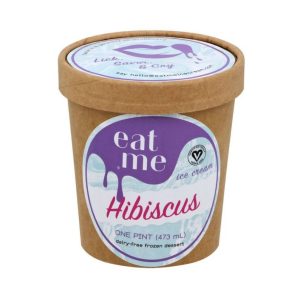 Hibiscus vegane Eiscreme Pints – 8 x – 16oz