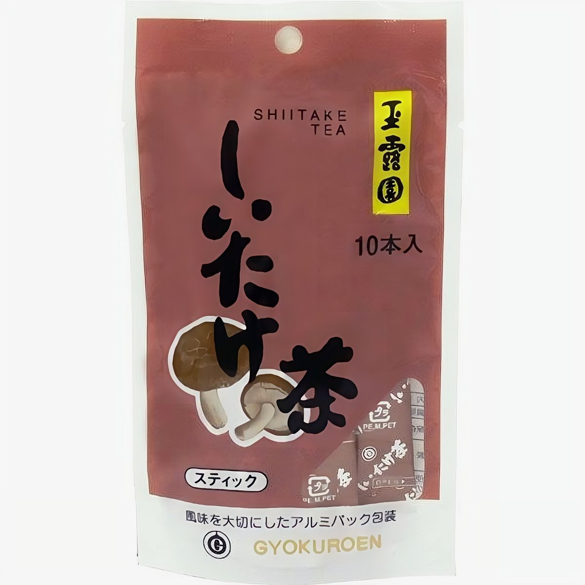 Gyokuroen Japanischer Shiitake Pilz Tee 10 Sticks