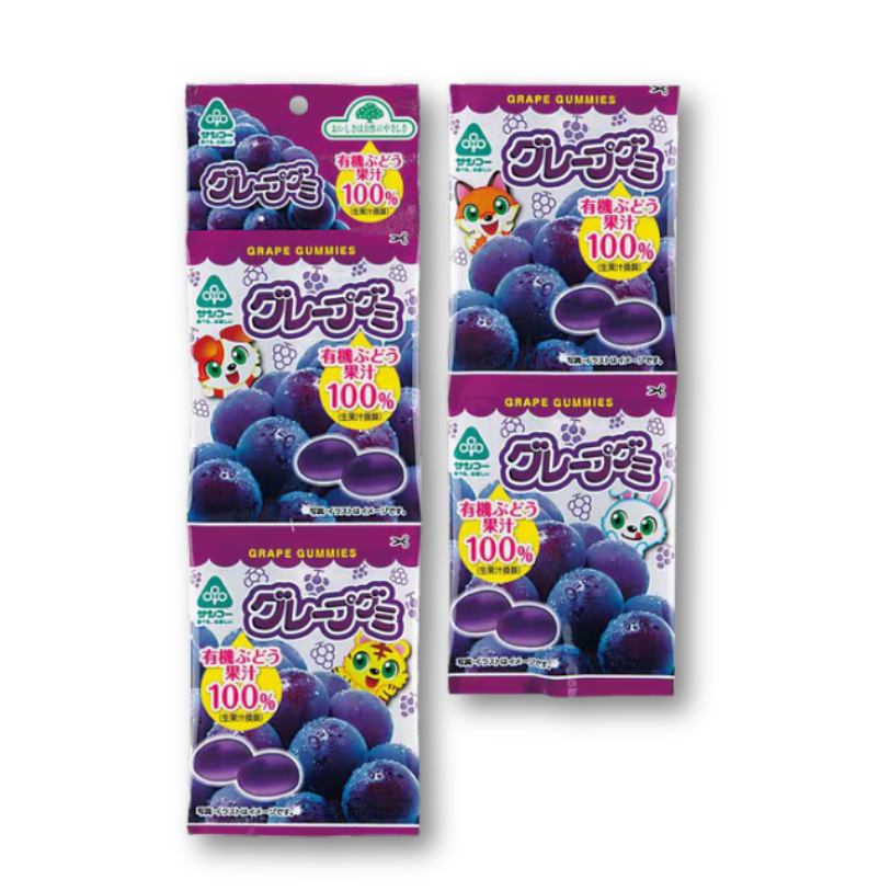 Sanko Traube Gummy – 4 Packungen