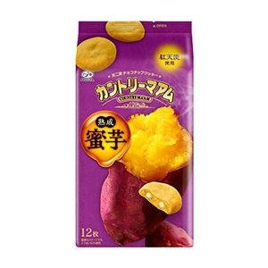 Fujiya, Country Ma’am, Soft Keks, Süßkartoffelgeschmack, – 12pcs