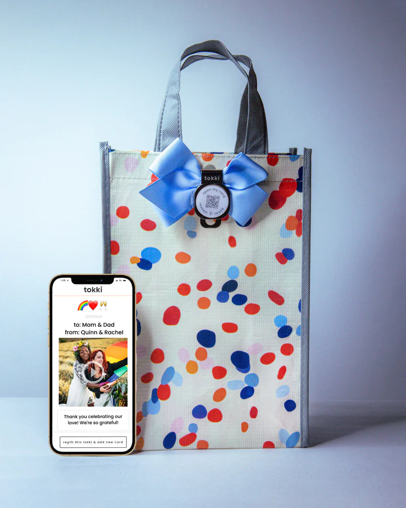 Feiern – Qr Karte + Geschenktüte