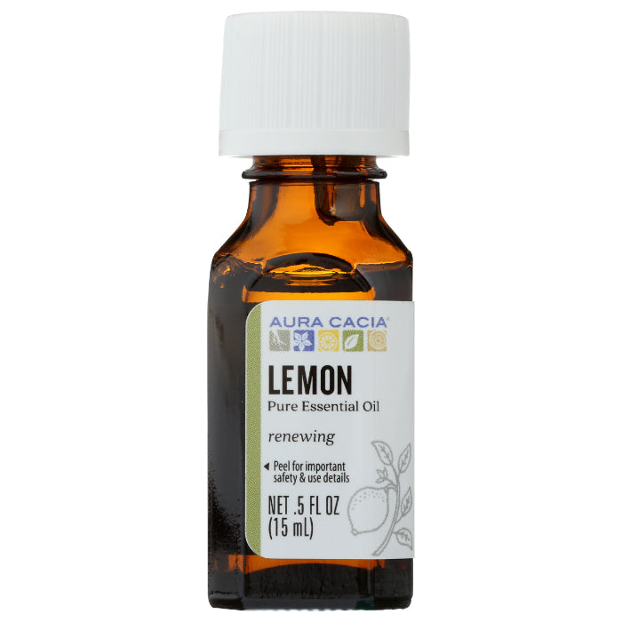 Aura Cacia Ätherisches Öl Zitrone, 0,5 oz (Packung mit 1)