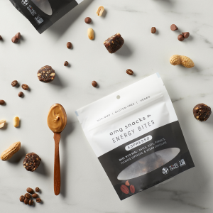 AMG Snacks Espresso Energy Bites Packung – 6 Packungen x 4 oz Hülle