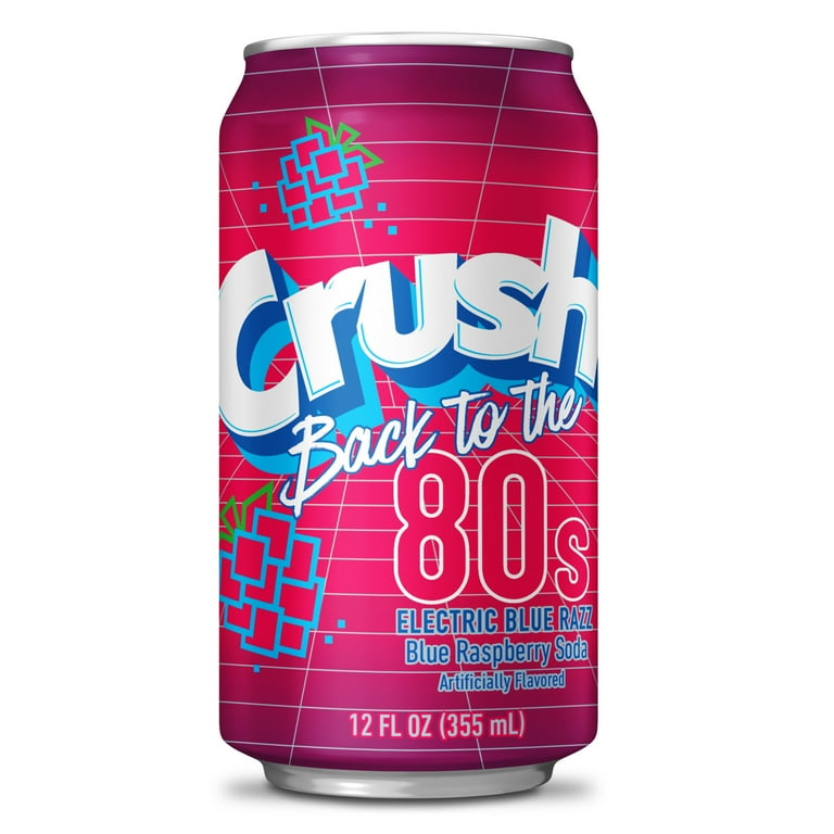 Crush Electric Blau Razz Soda – 12 Unzen