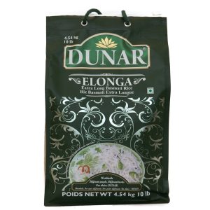 Dunar Elonga Basmati Reis, 10 Pfund