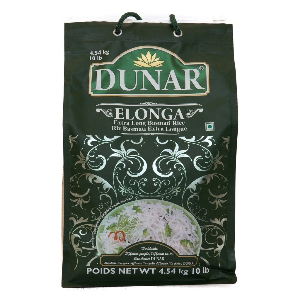 Dunar Elonga Basmati Reis, 10-Pfund